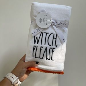 Rae Dunn NWT Witch Please Hand Towels